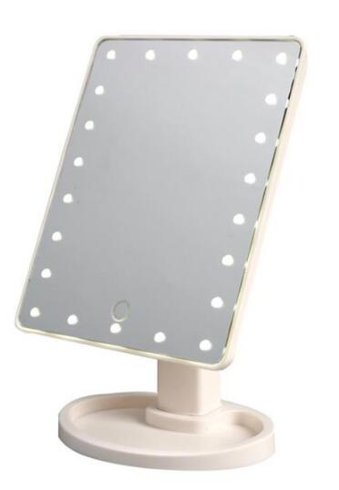 Portable Adjustable Touch Induction LED Lighted Makeup Mirror